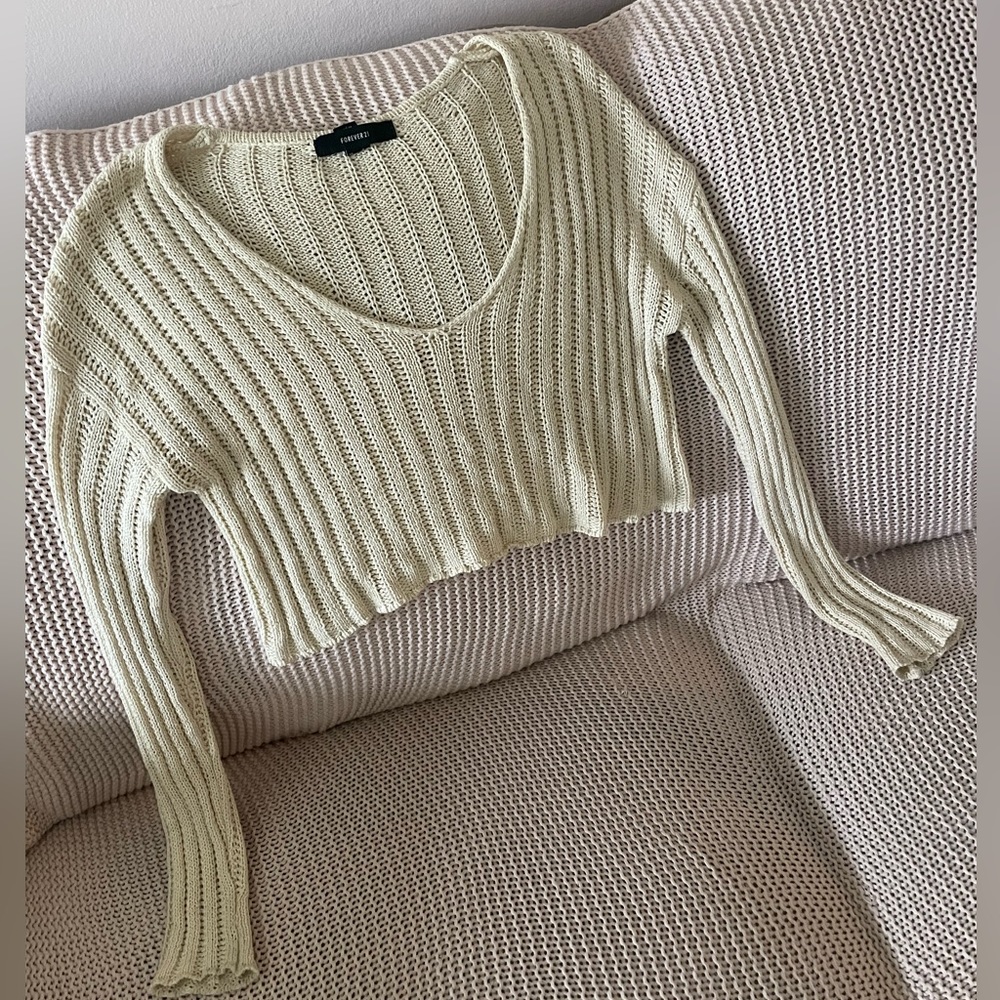 Sweater in beige color